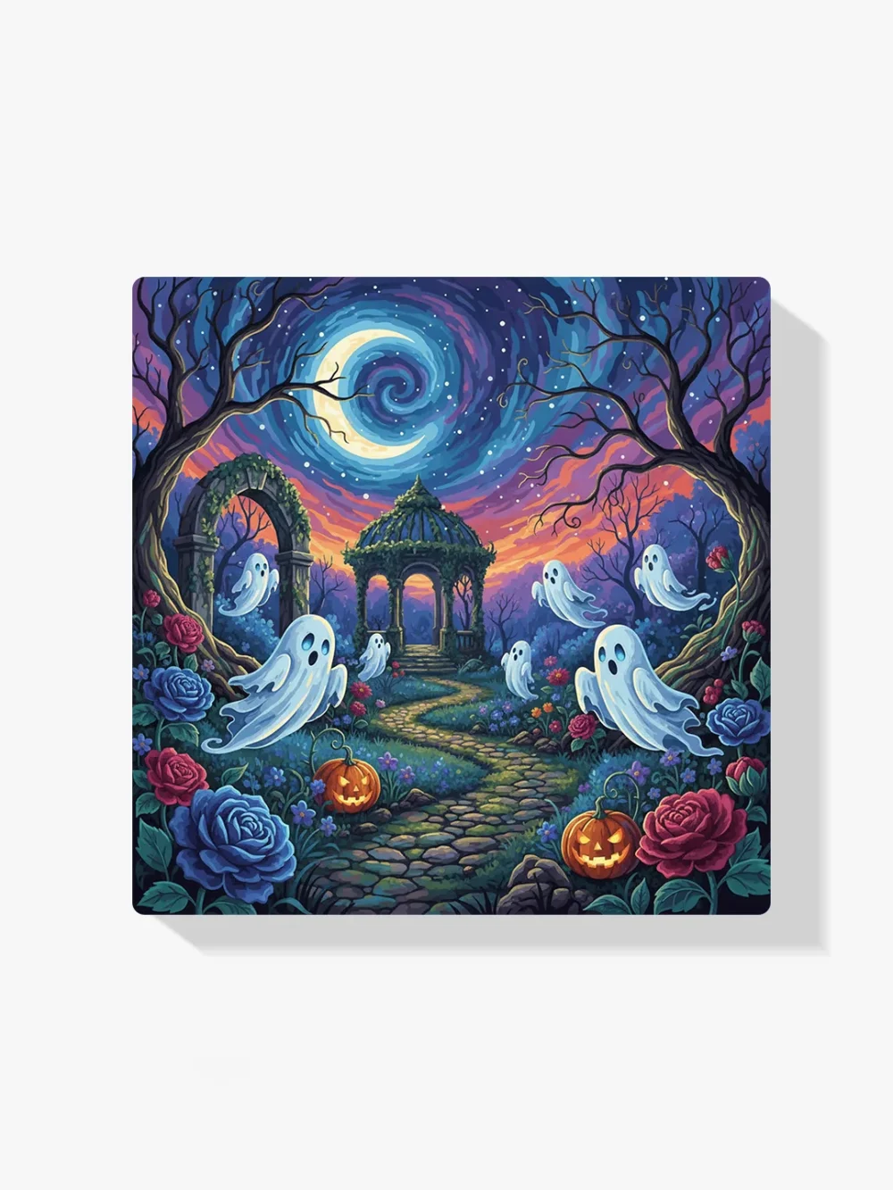 Pintar por Números - Fantasmas en el jardín, foto 1