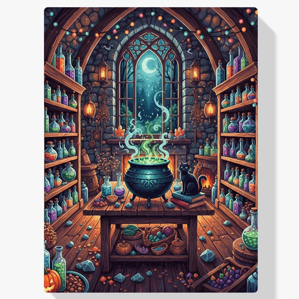 Pintar por Números - Habitación de pociones de bruja