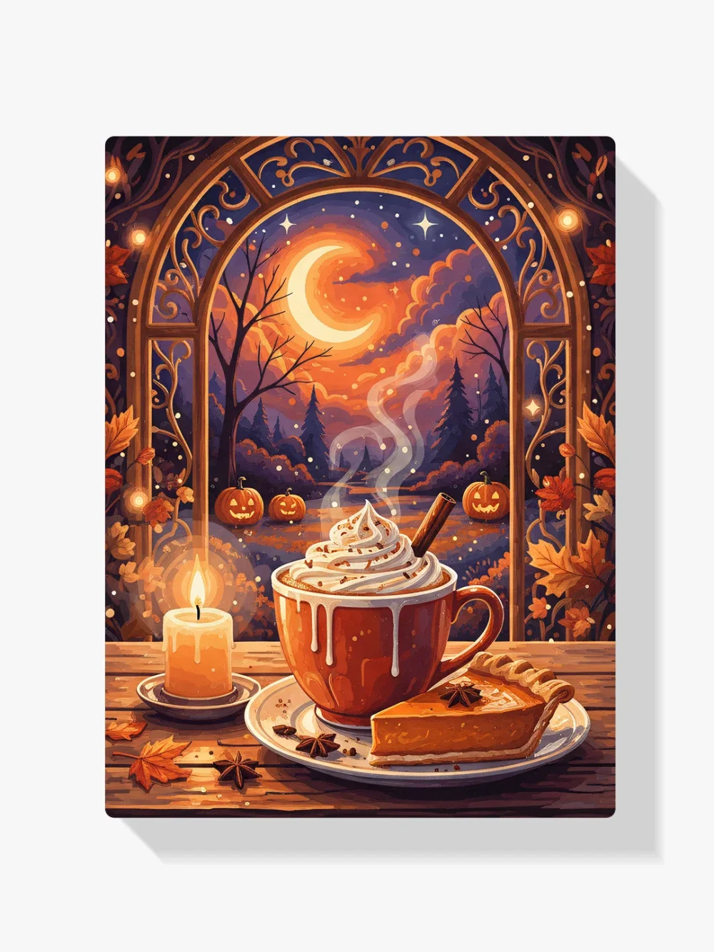 Pintar por Números - Noche de especias de calabaza, foto 1