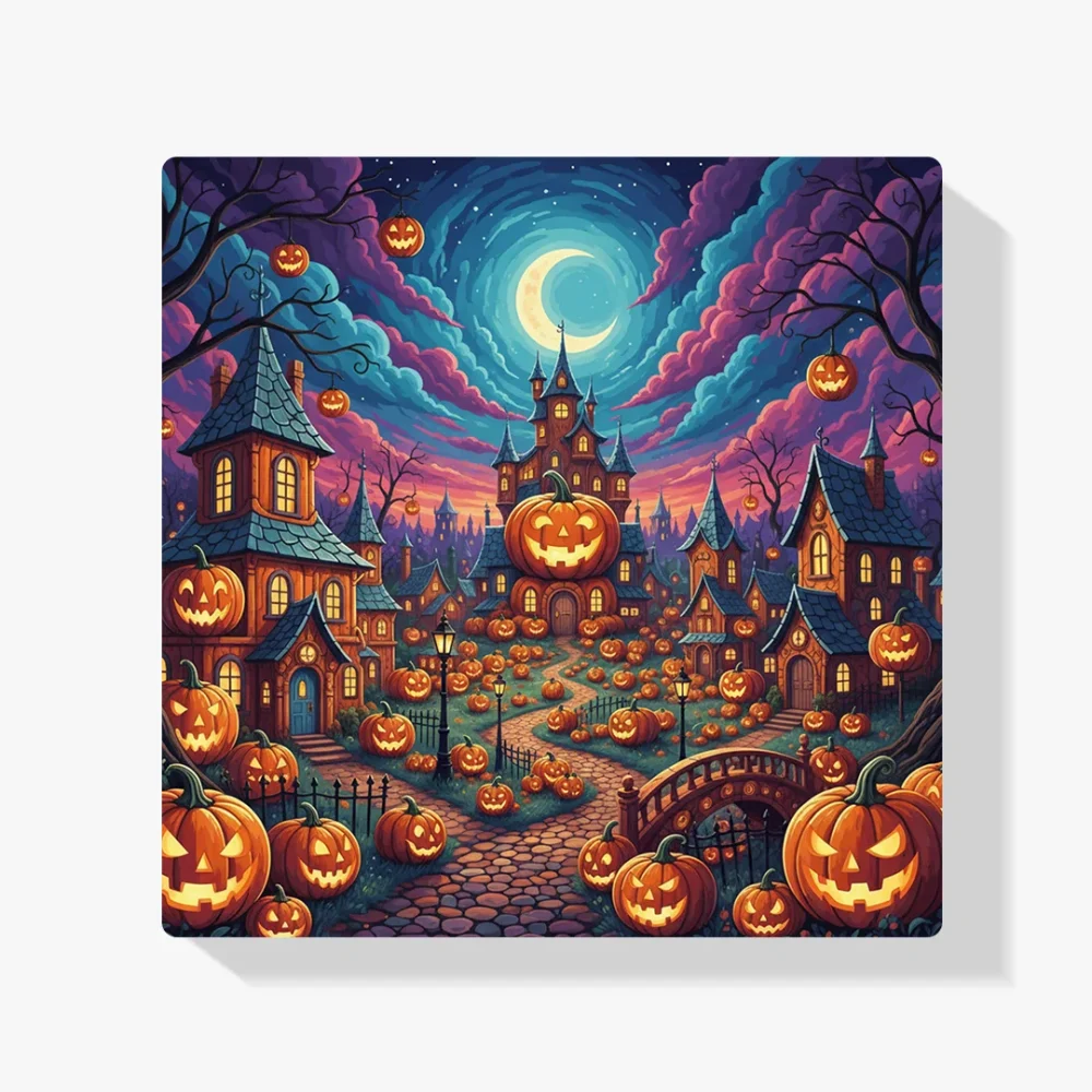 Pintar por Números - Pueblo de Jack-O'-Lantern