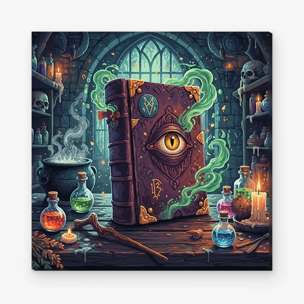 Pintar por Números - Libro de Hechizos de Hocus Pocus