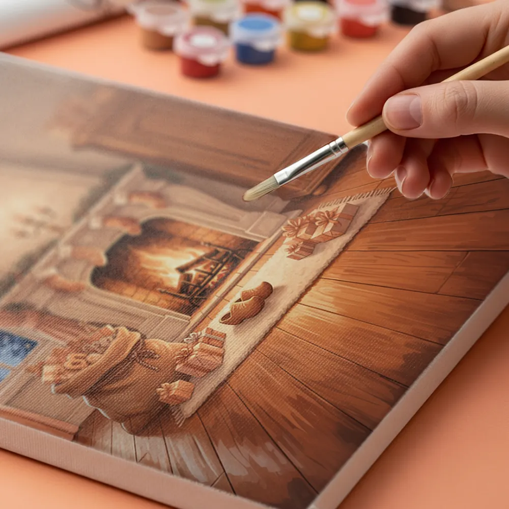 Pintar por Números - Acogedora sala de estar holandesa, foto 5