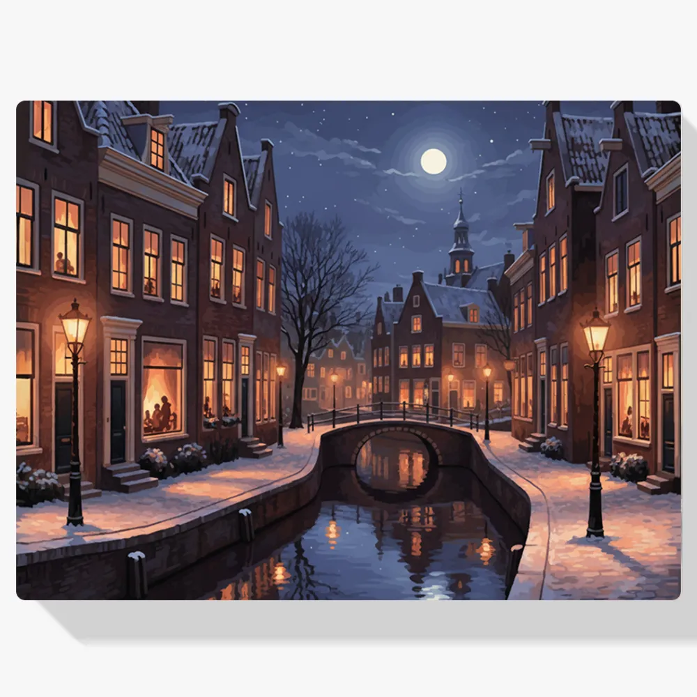 Pintar por Números - Agradable velada en Haarlem