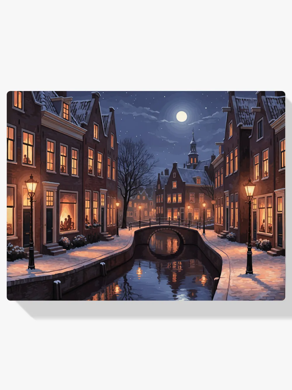 Pintar por Números - Agradable velada en Haarlem, foto 1
