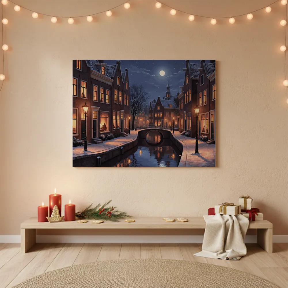 Pintar por Números - Agradable velada en Haarlem, foto 3