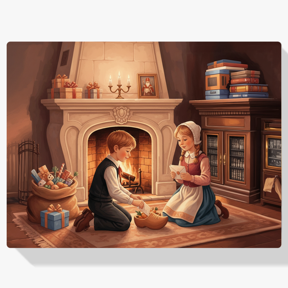 Pintar por Números - Cartas para Papá Noel