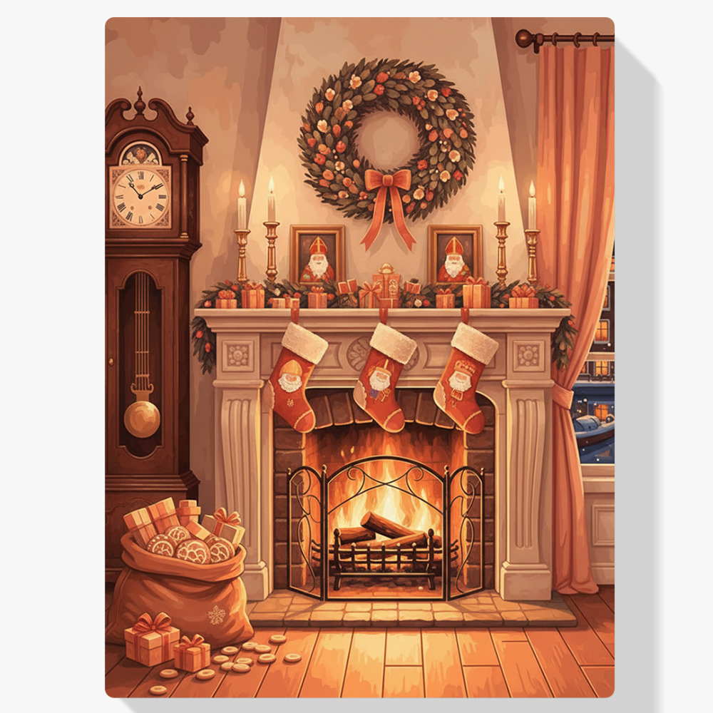 Pintar por Números - Decoraciones festivas para el hogar