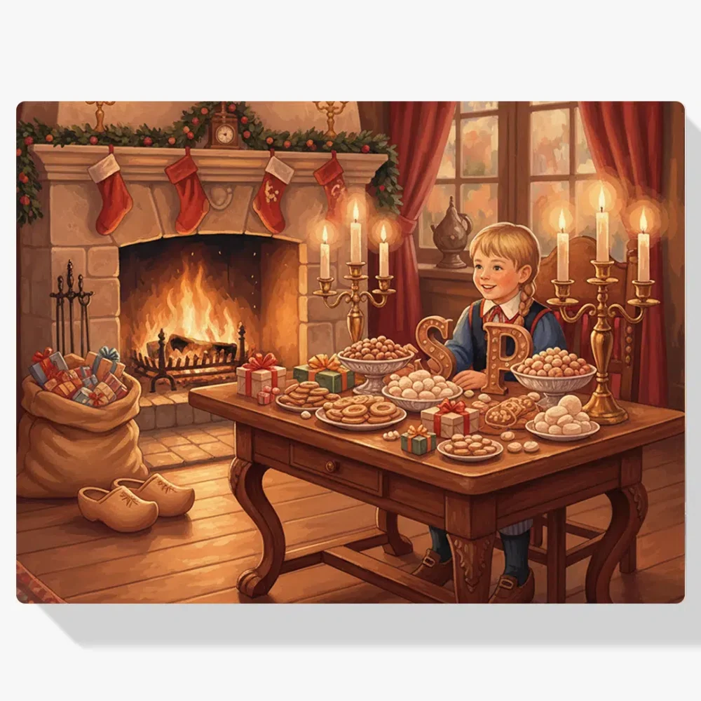 Pintar por Números - Dulces y letras de chocolate