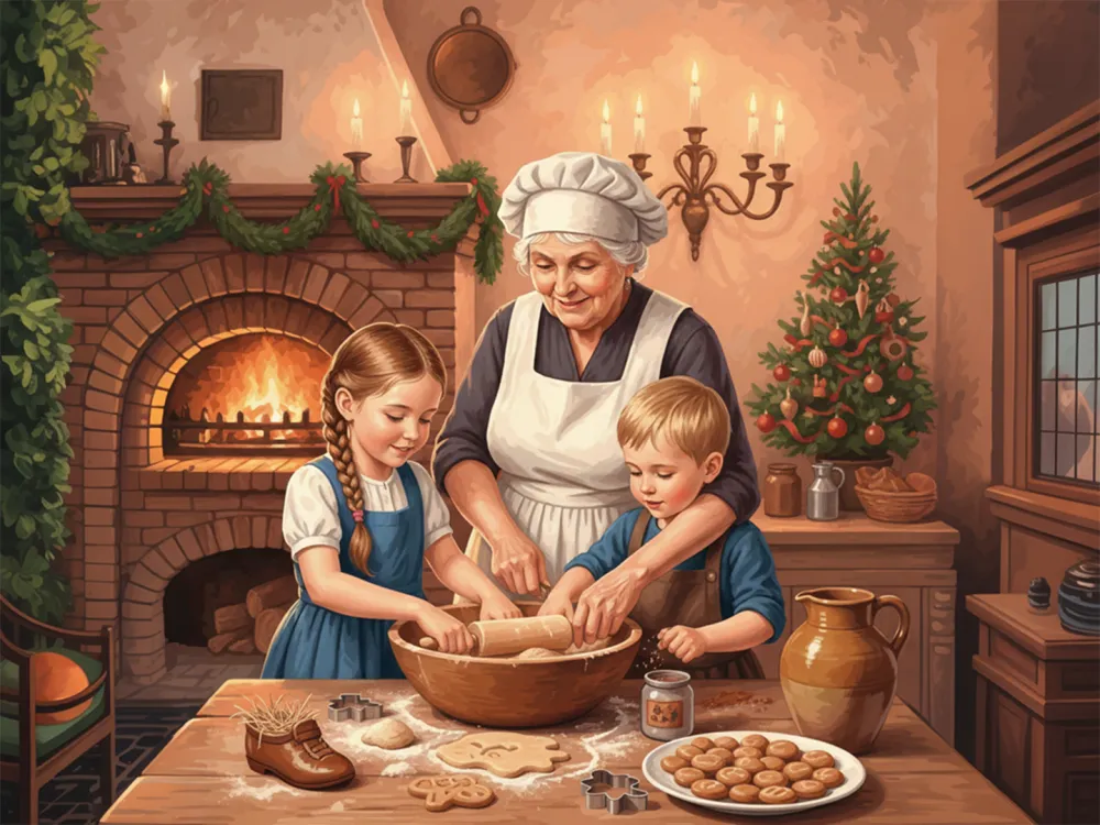 Pintar por Números - Horneando para Papá Noel, foto 2