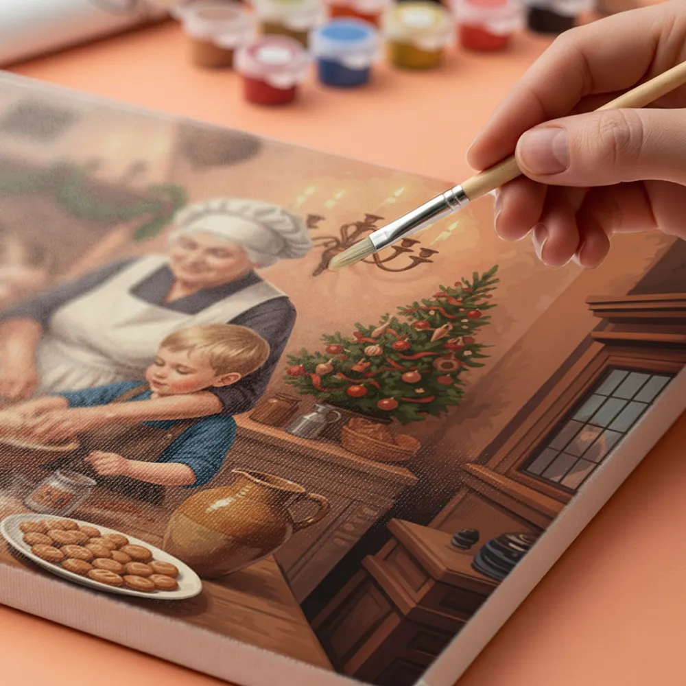 Pintar por Números - Horneando para Papá Noel, foto 5