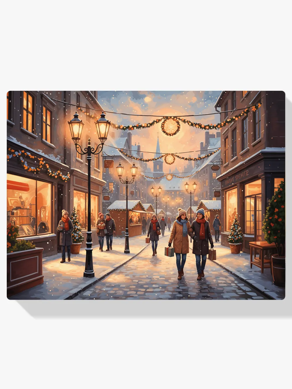 Pintar por Números - Iluminación festiva de calles, foto 1