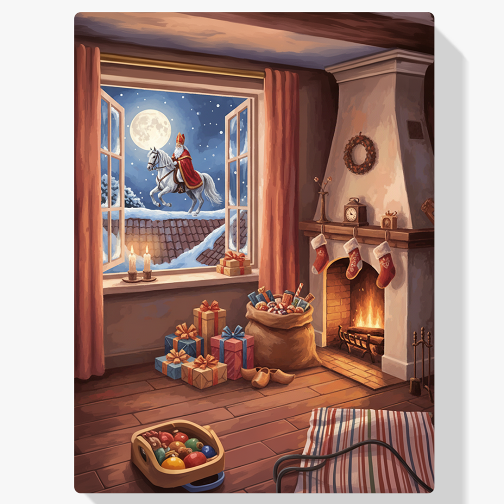 Pintar por Números - Llegada de Papá Noel