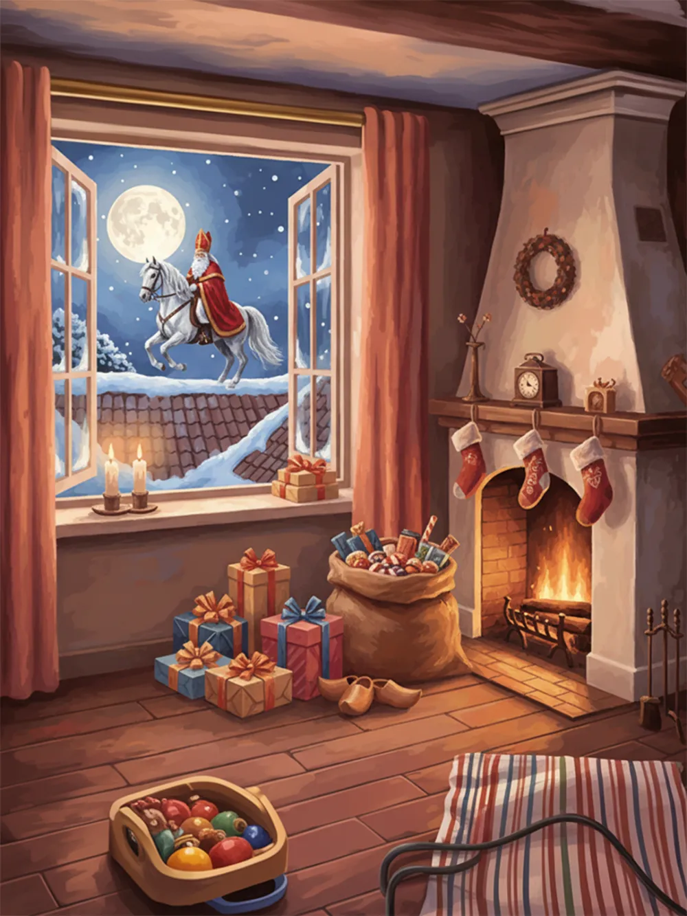 Pintar por Números - Llegada de Papá Noel, foto 2