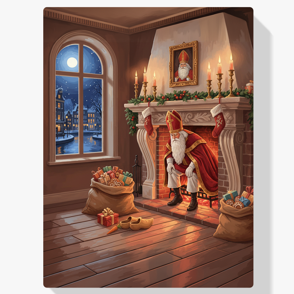 Pintar por Números - Por la chimenea