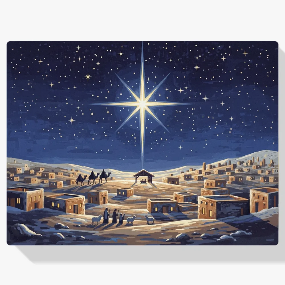 Pintar por Números - Noche estrellada sobre Belén