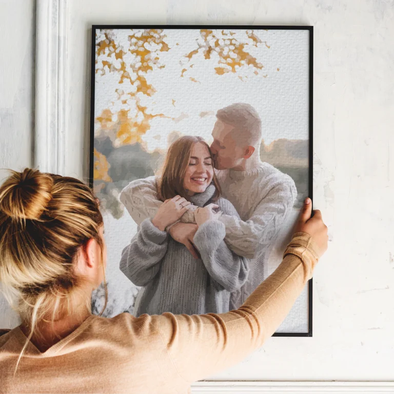 Cuadro para pintar por números con tu propia foto