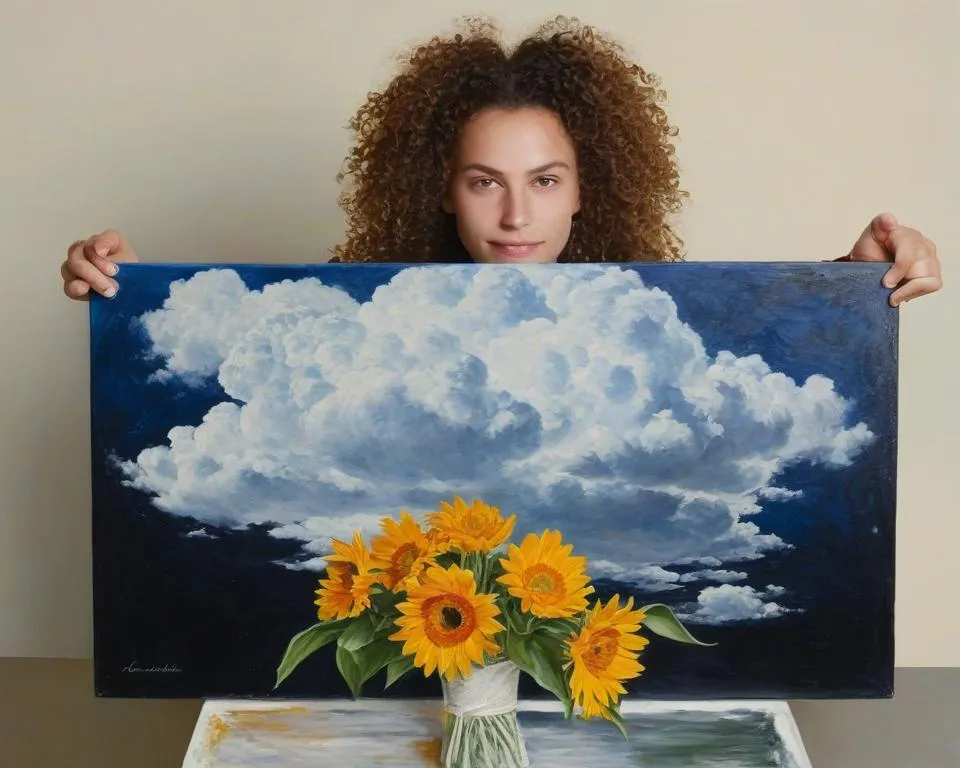 Persona tranquila pintando por números para relajarse