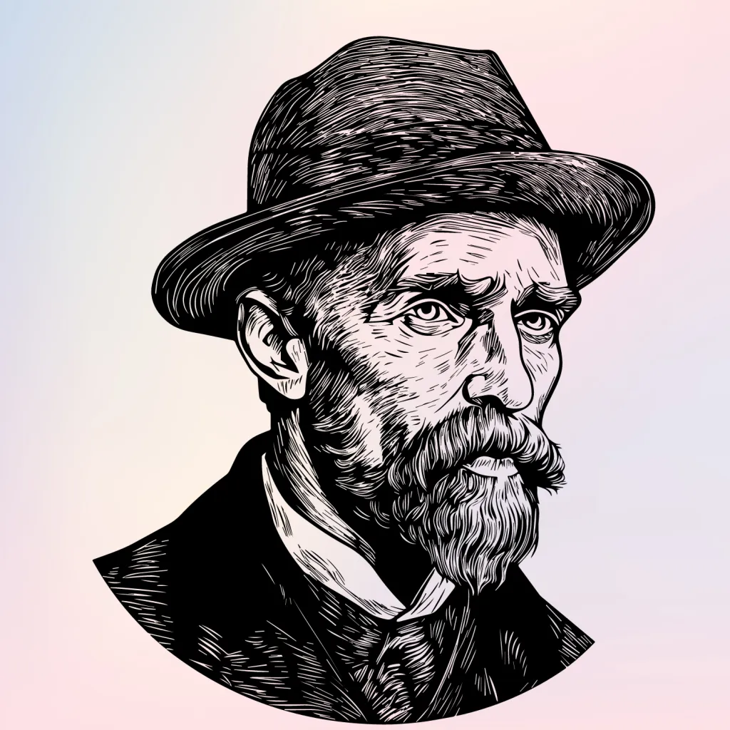 ¿Quién vivió dos meses con Vincent van Gogh?