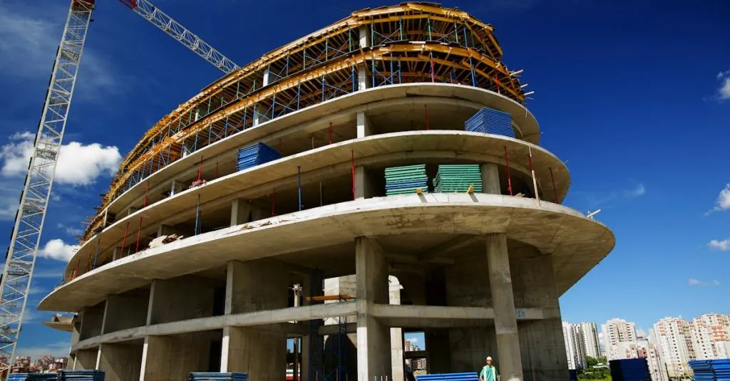 Edificio clásico de piedra y mármol que muestra los materiales de la arquitectura clásica