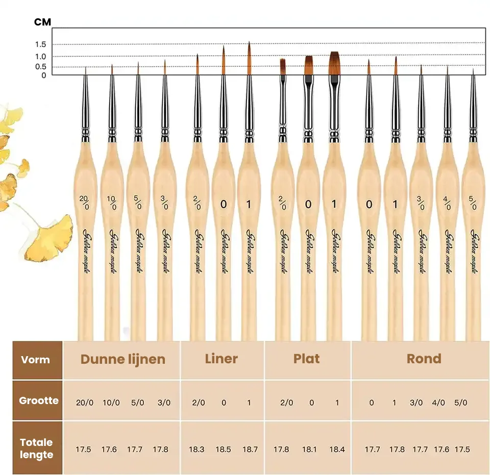 Pinceles deluxe - set de 15 – foto 3