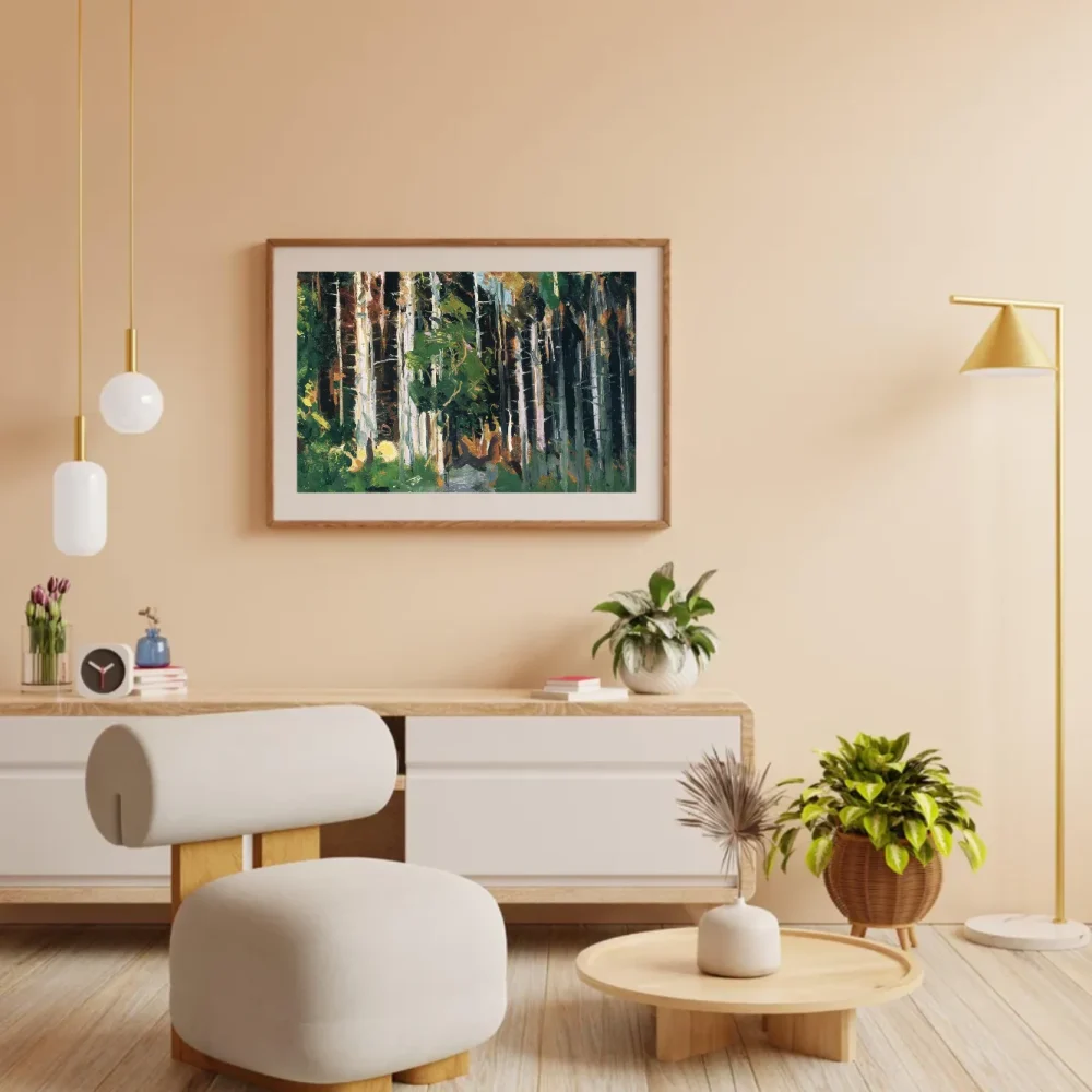 Pintar por números A través de los árboles – foto 3