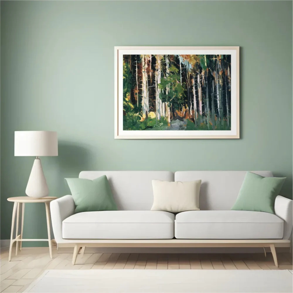Pintar por números A través de los árboles – foto 4