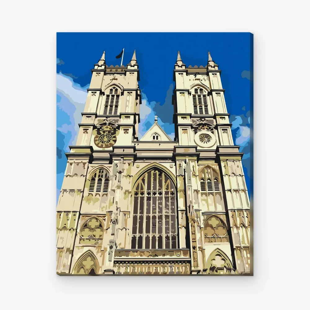 Pintar por Números - Abadía de Westminster, Inglaterra