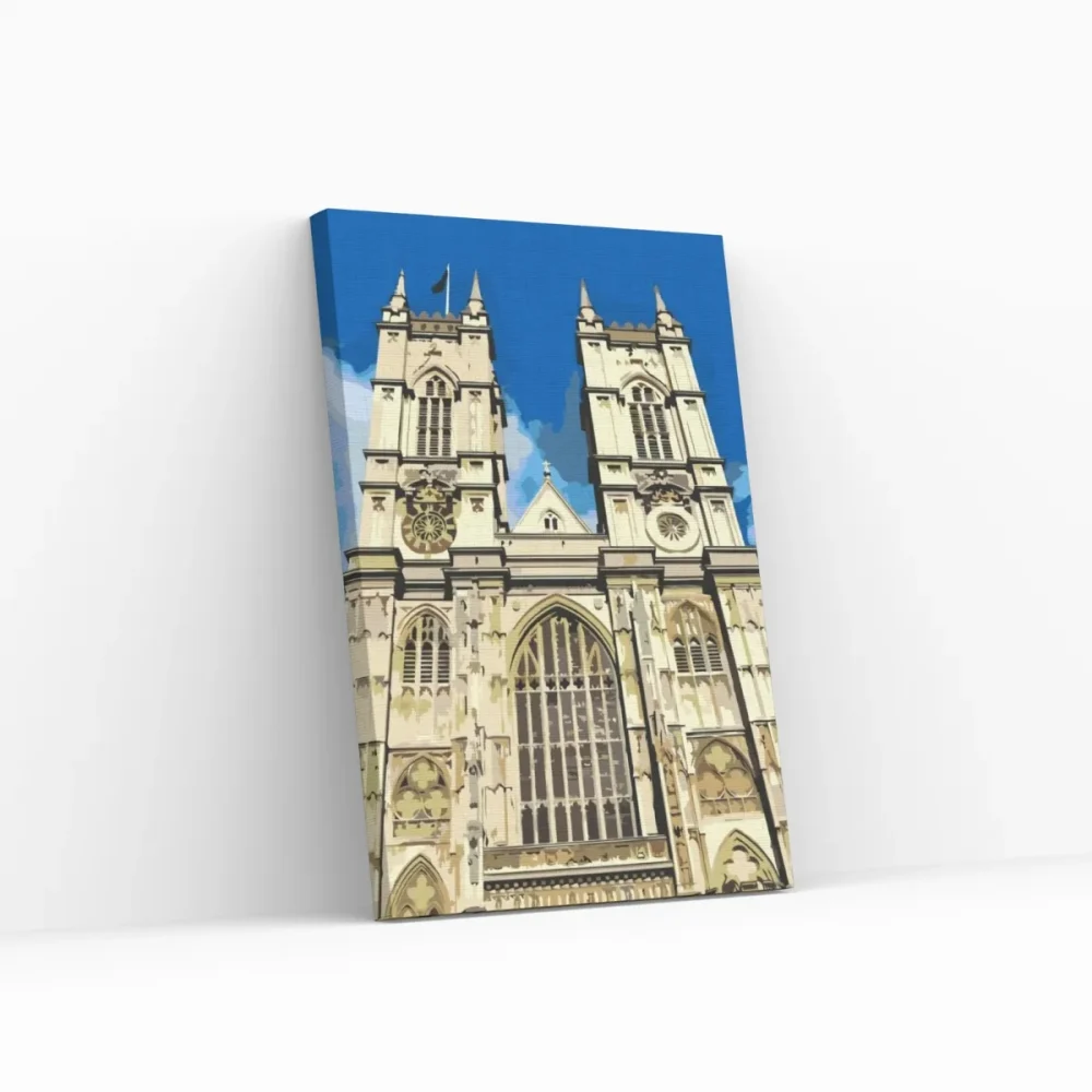 Pintar por números Abadía de Westminster, Inglaterra