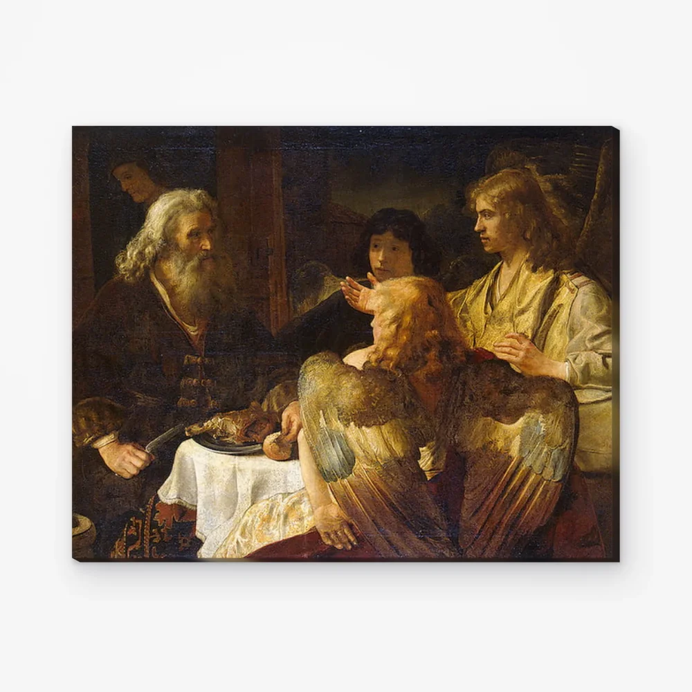 Pintar por Números - Abraham y los tres ángeles