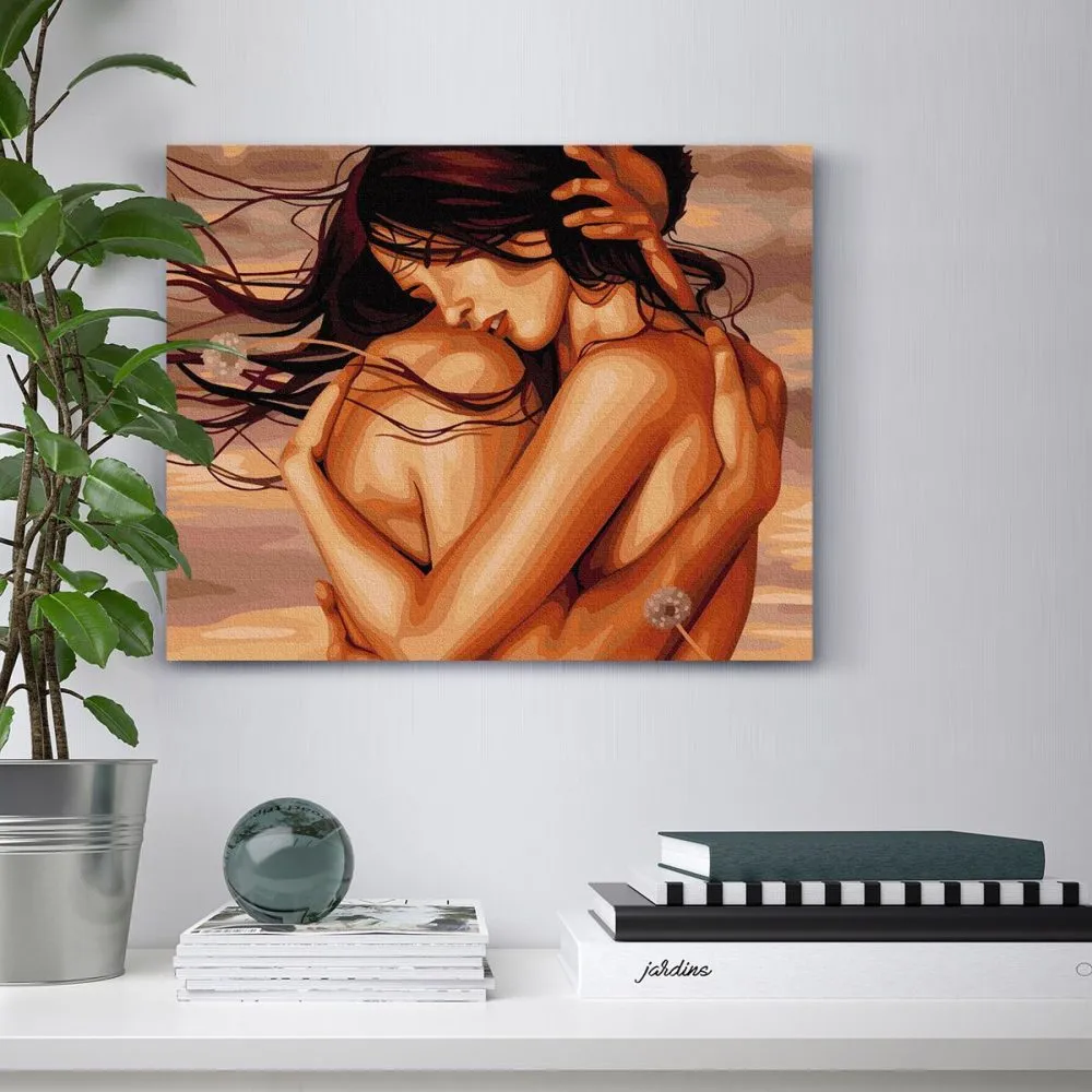 Pintar por números Abrazo de amantes – foto 2