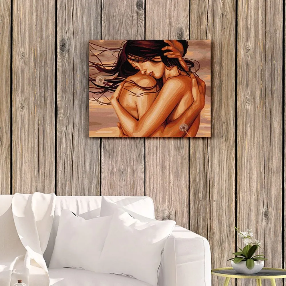 Pintar por números Abrazo de amantes – foto 3
