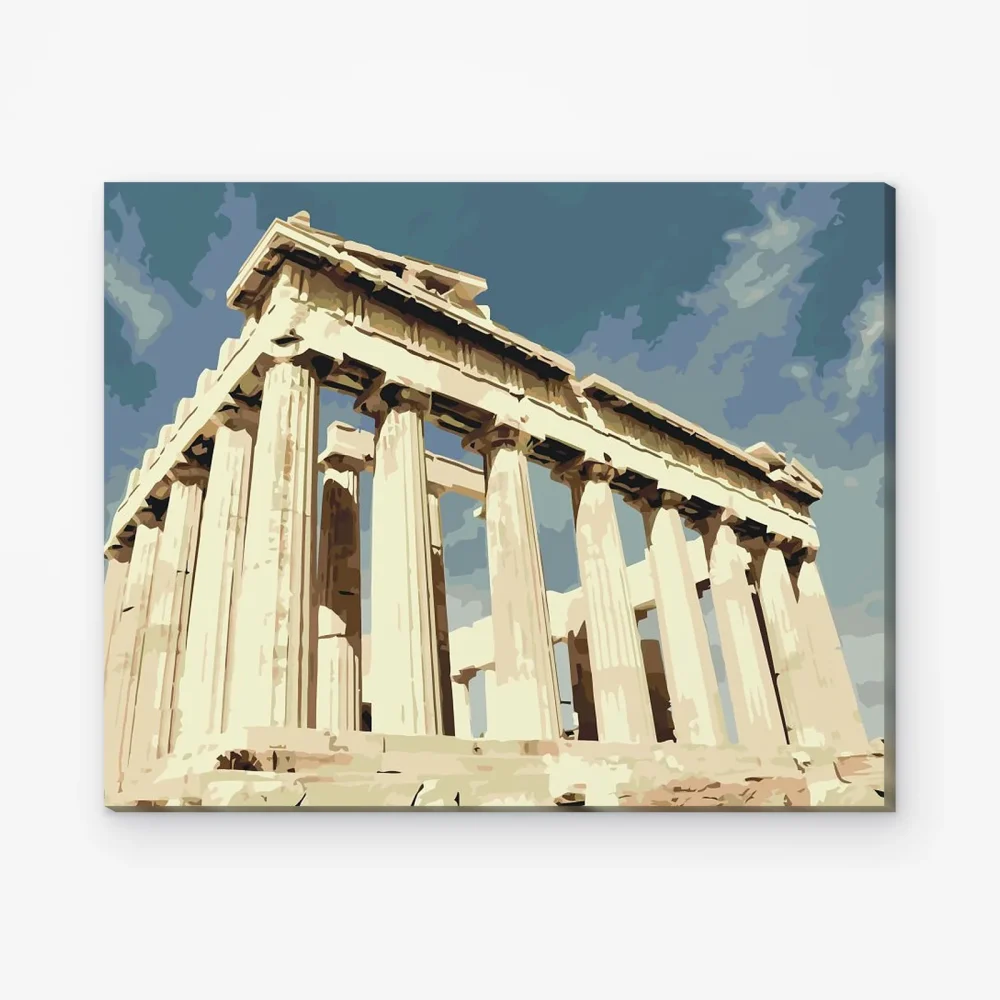 Pintar por Números - Acrópolis, Atenas 2