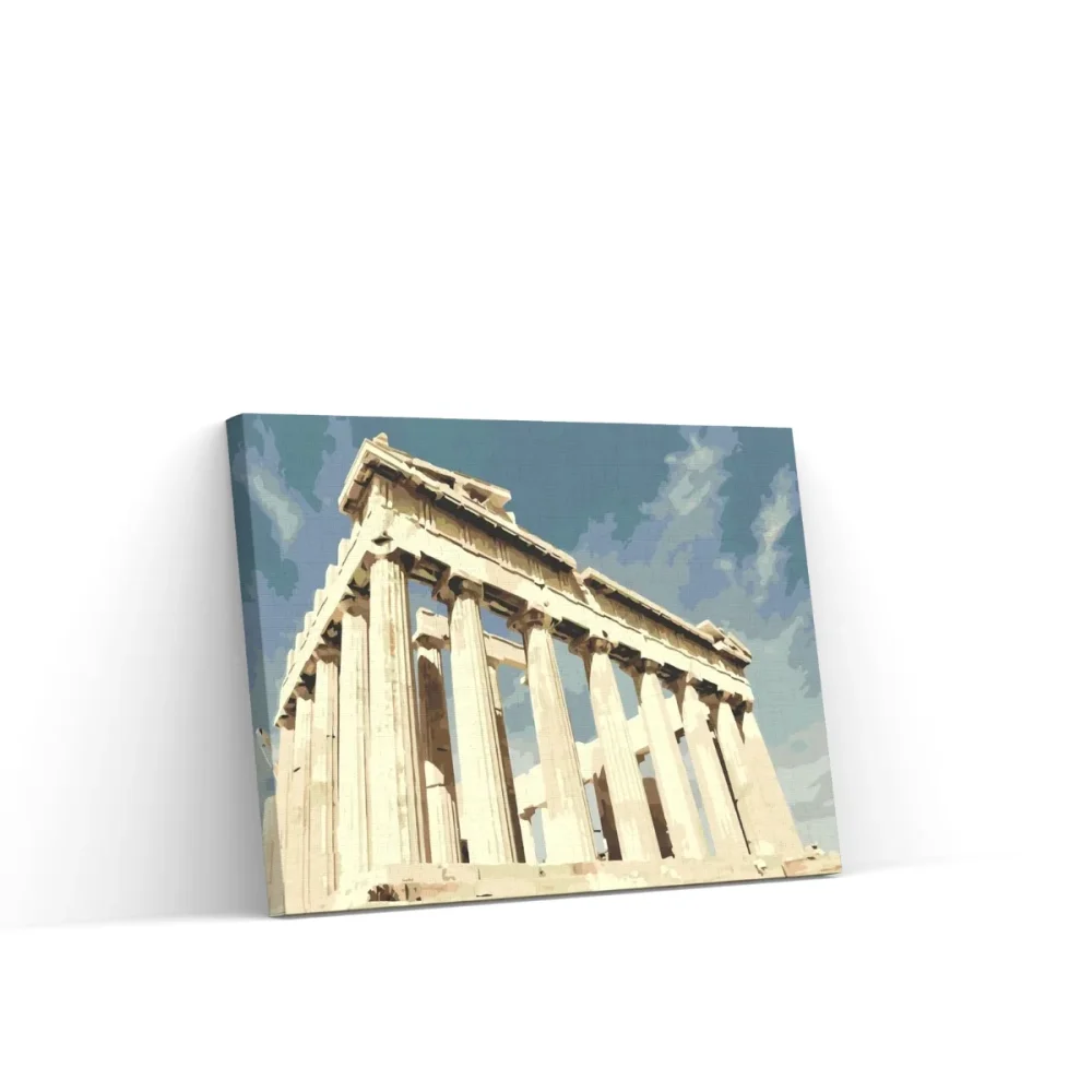 Pintar por números Acrópolis, Atenas 2