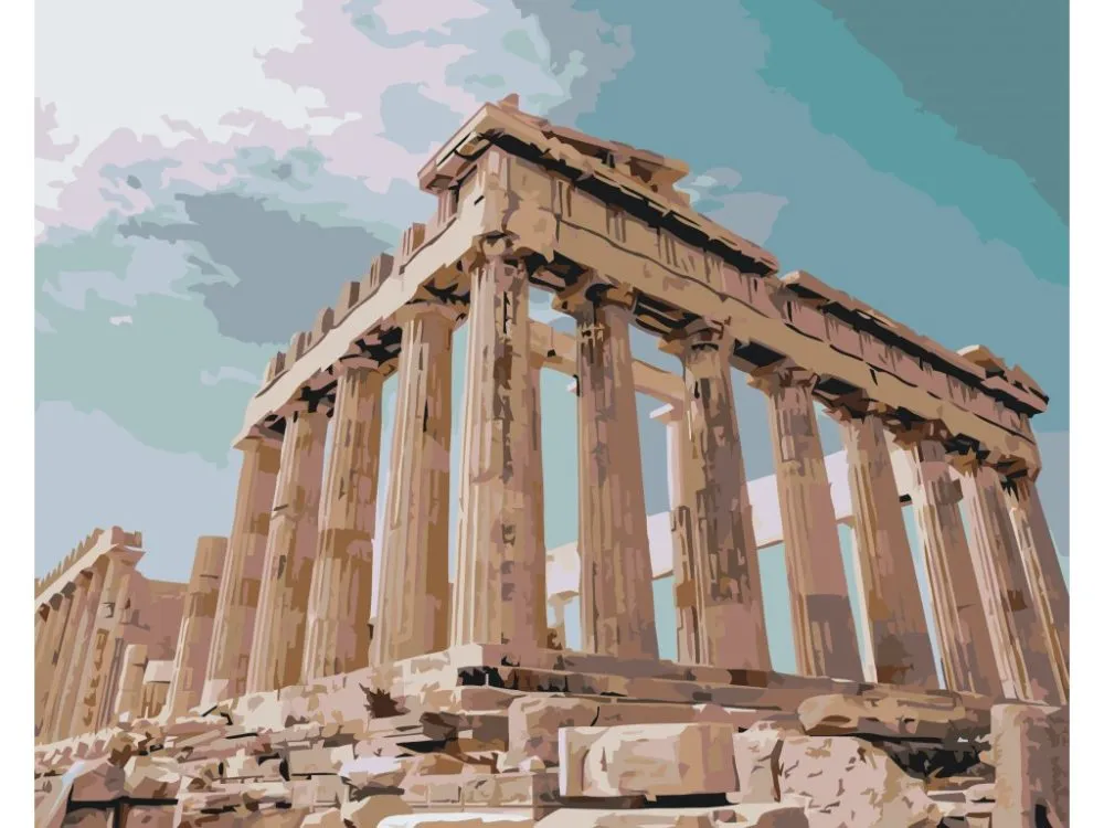 Pintar por números Acrópolis, Atenas – foto 2