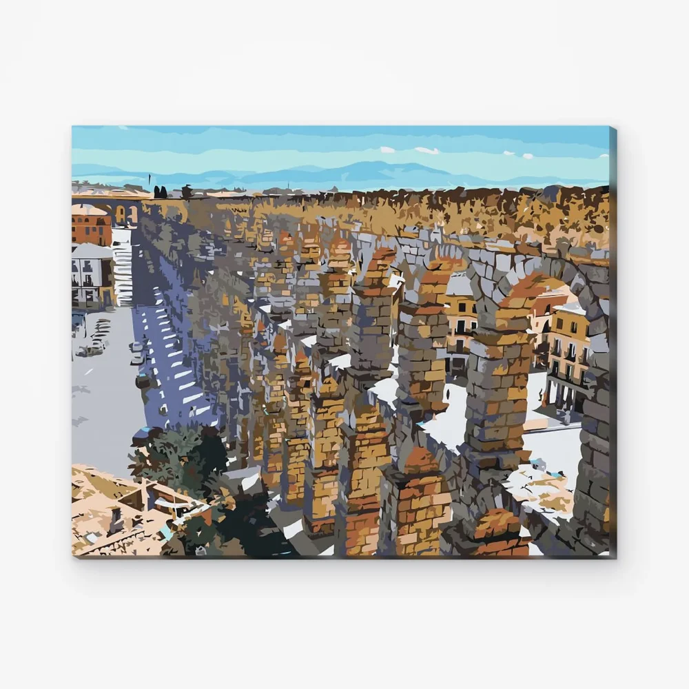 Pintar por Números - Acueducto de Segovia, España