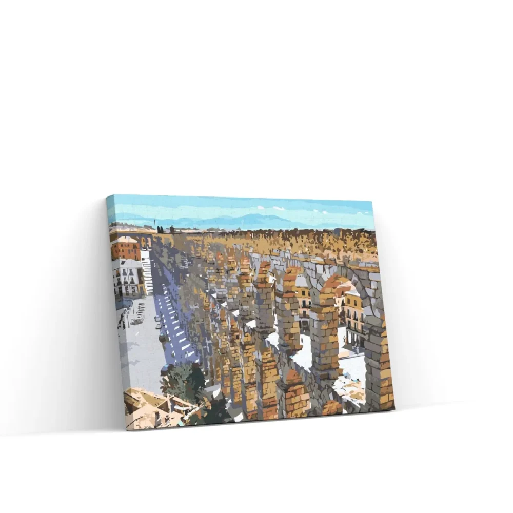 Pintar por números Acueducto de Segovia, España
