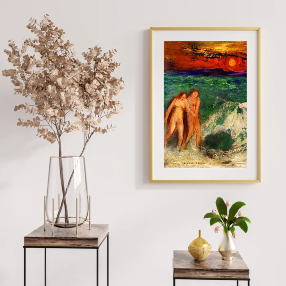 Pintar por números Adán y Eva - Odilon Redon – foto 2