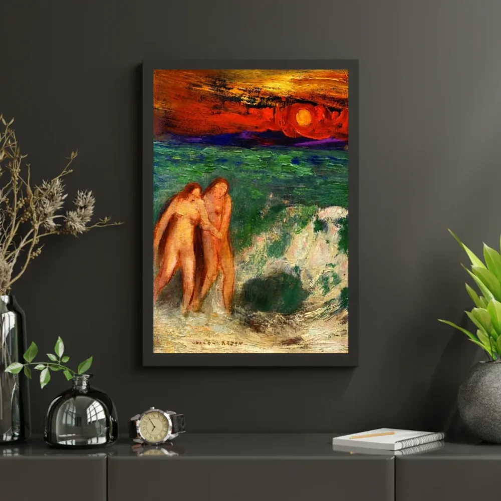 Pintar por números Adán y Eva - Odilon Redon – foto 3