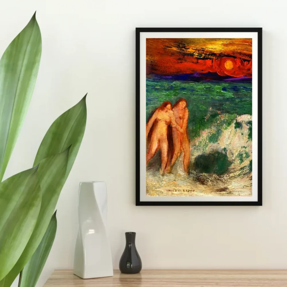 Pintar por números Adán y Eva - Odilon Redon – foto 4