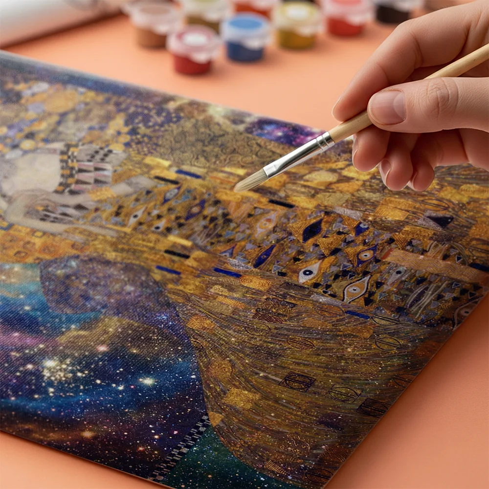 Pintar por números Adele entre las estrellas – foto 4