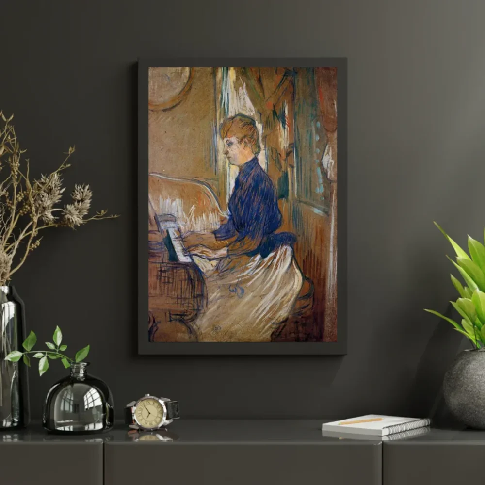 Pintar por números Al piano, Madame Juliette Pascal en Malromé – foto 3