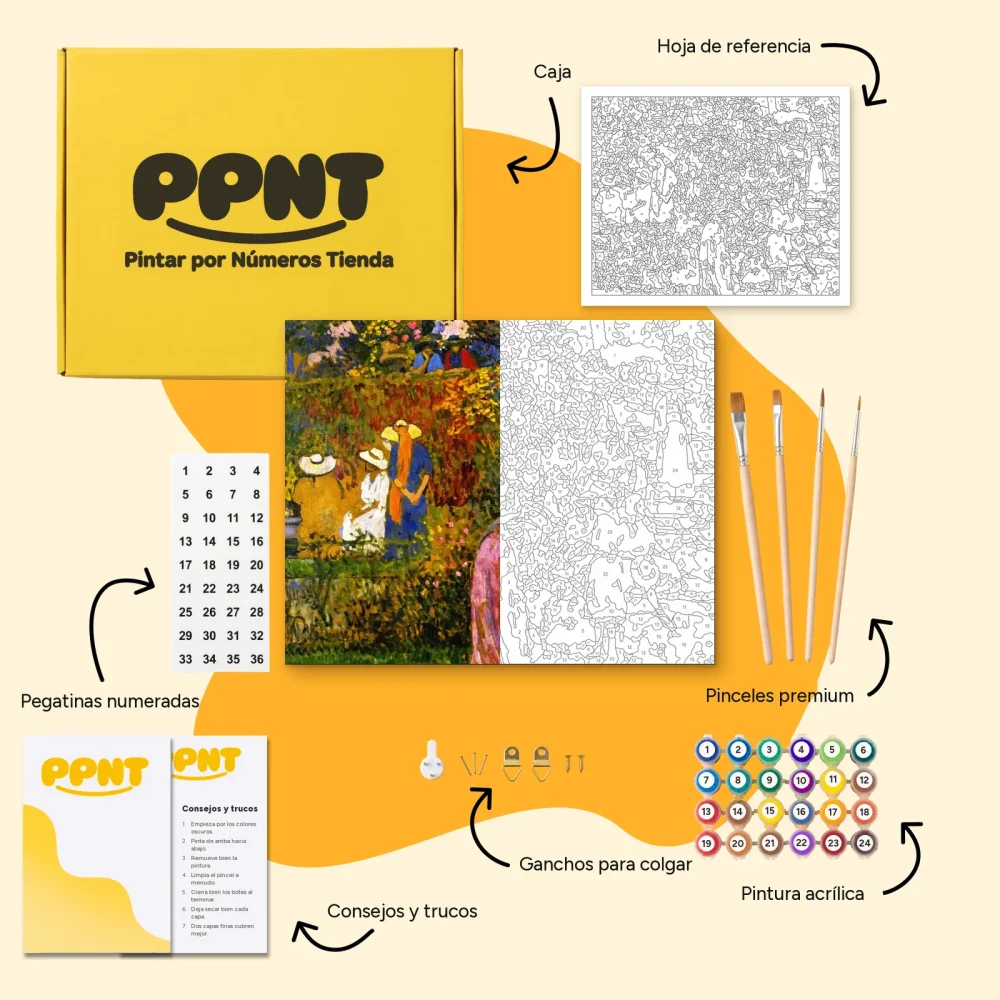 Pintar por Números - Al pie de la gran escalera (estudio)