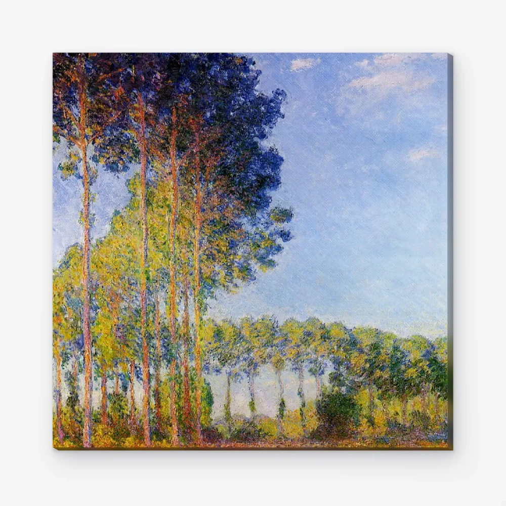 Pintar por Números - Álamos a orillas del Epte vistos desde el pantano