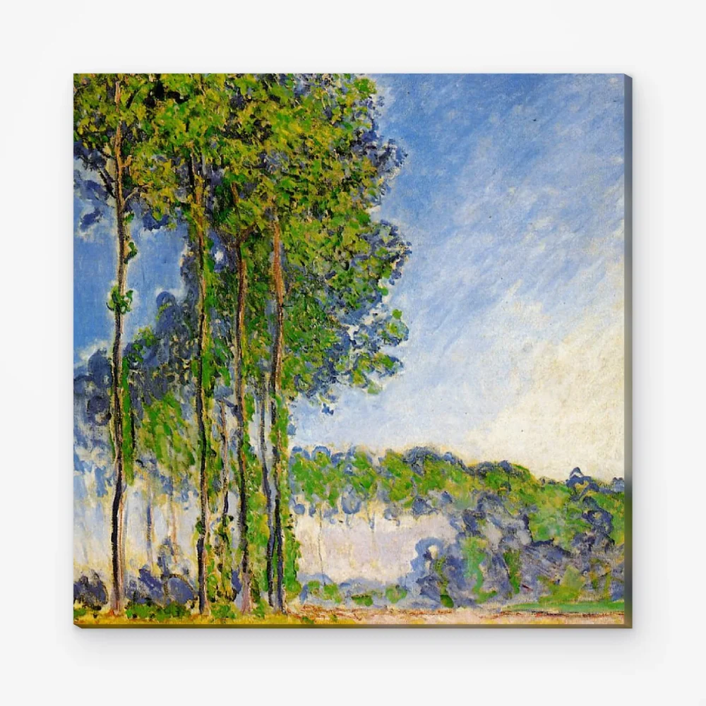 Pintar por Números - Álamos vistos desde el pantano, 1891