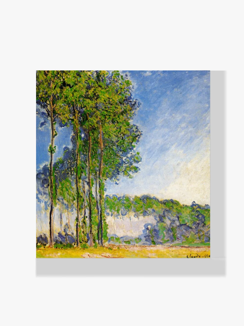 Pintar por números Álamos vistos desde el pantano, 1891