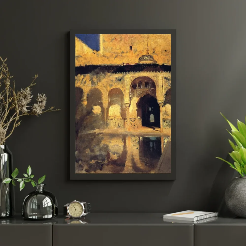 Pintar por números Alhambra, patio de los Arrayanes – foto 3