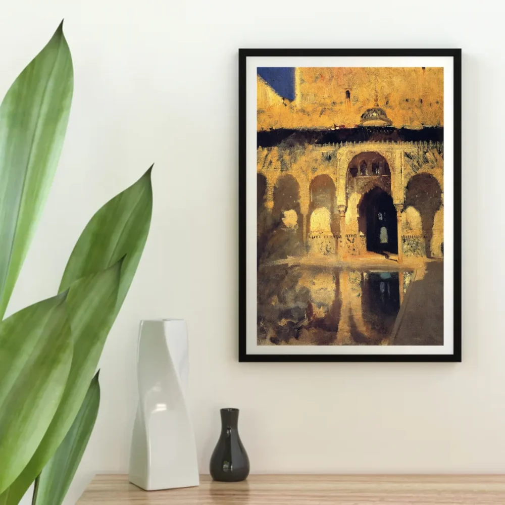 Pintar por números Alhambra, patio de los Arrayanes – foto 4