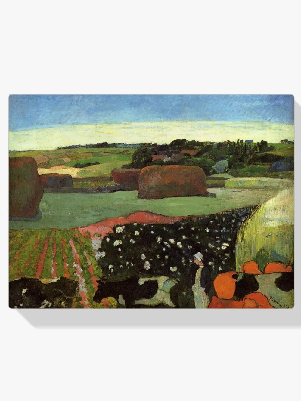 Pintar por números Almiares en Bretaña (El campo de patatas)