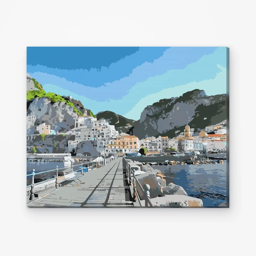 Pintar por Números - Amalfi, Italia