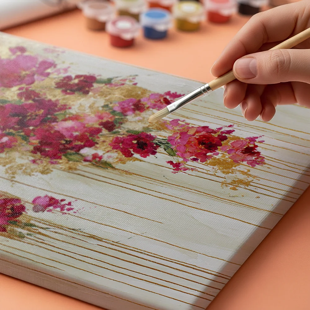 Pintar por números Amanecer en flor – foto 4